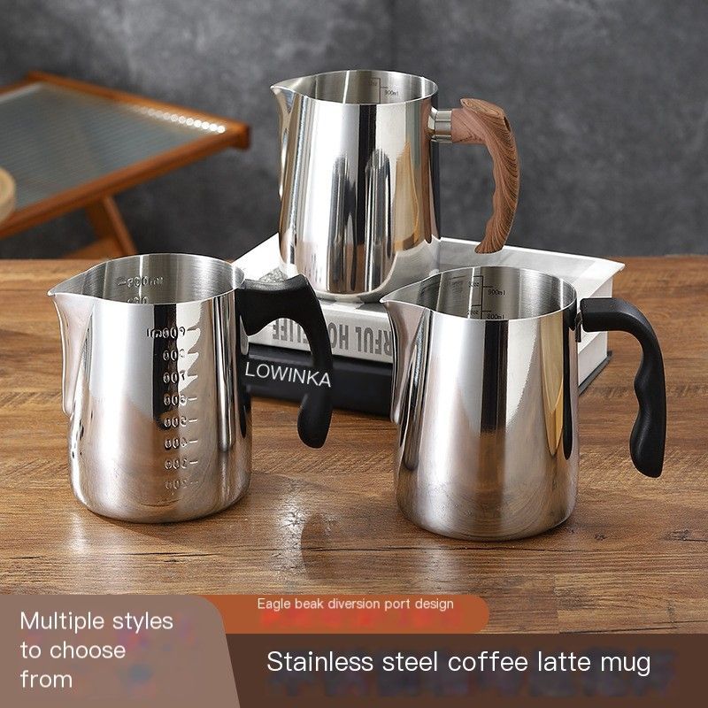 StainlessSteelCoffeeLatteArtCup1000ml-ModelC