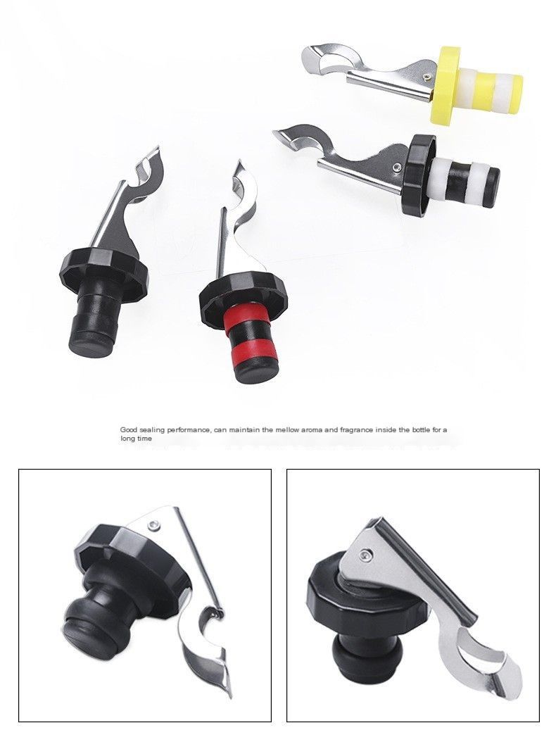 StainlessSteelWineOpenerandCorkscrew-Redandblack