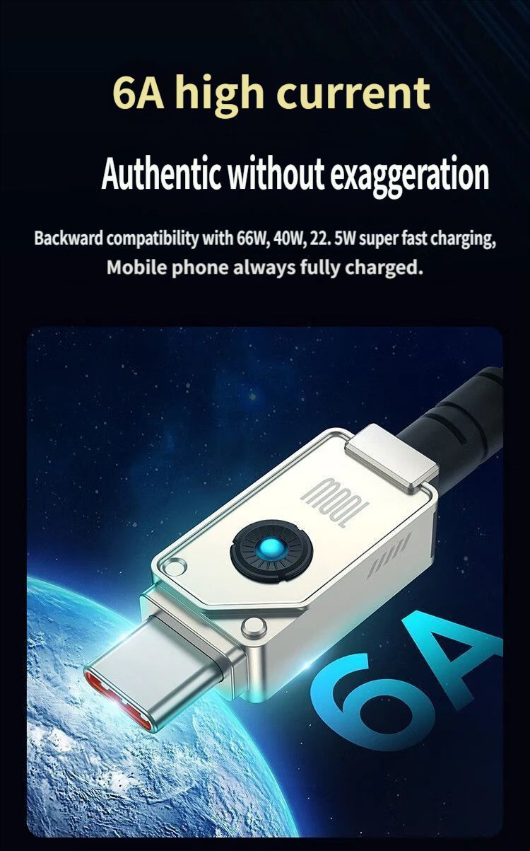 Baseus Fast charging data cable CtoC 100w 1m-White