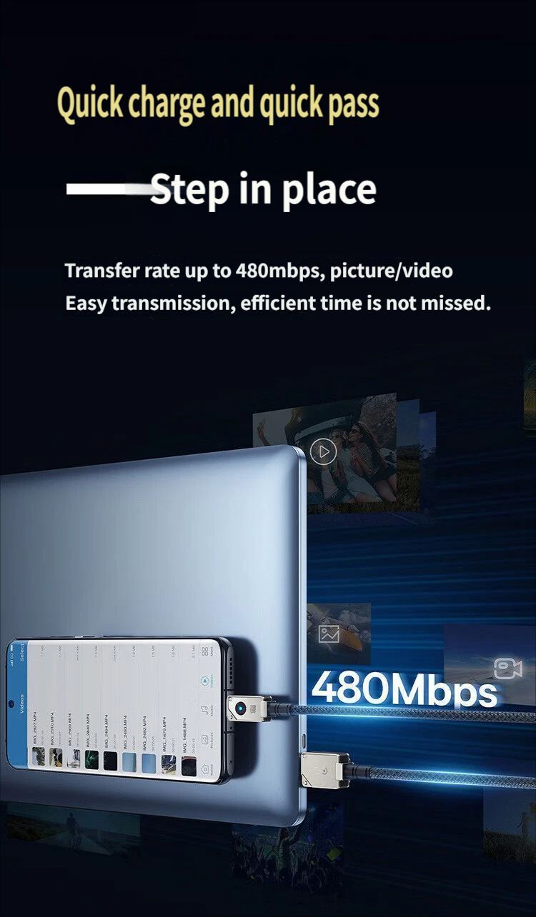 Baseus Fast charging data cable CtoC 100w 1m-White