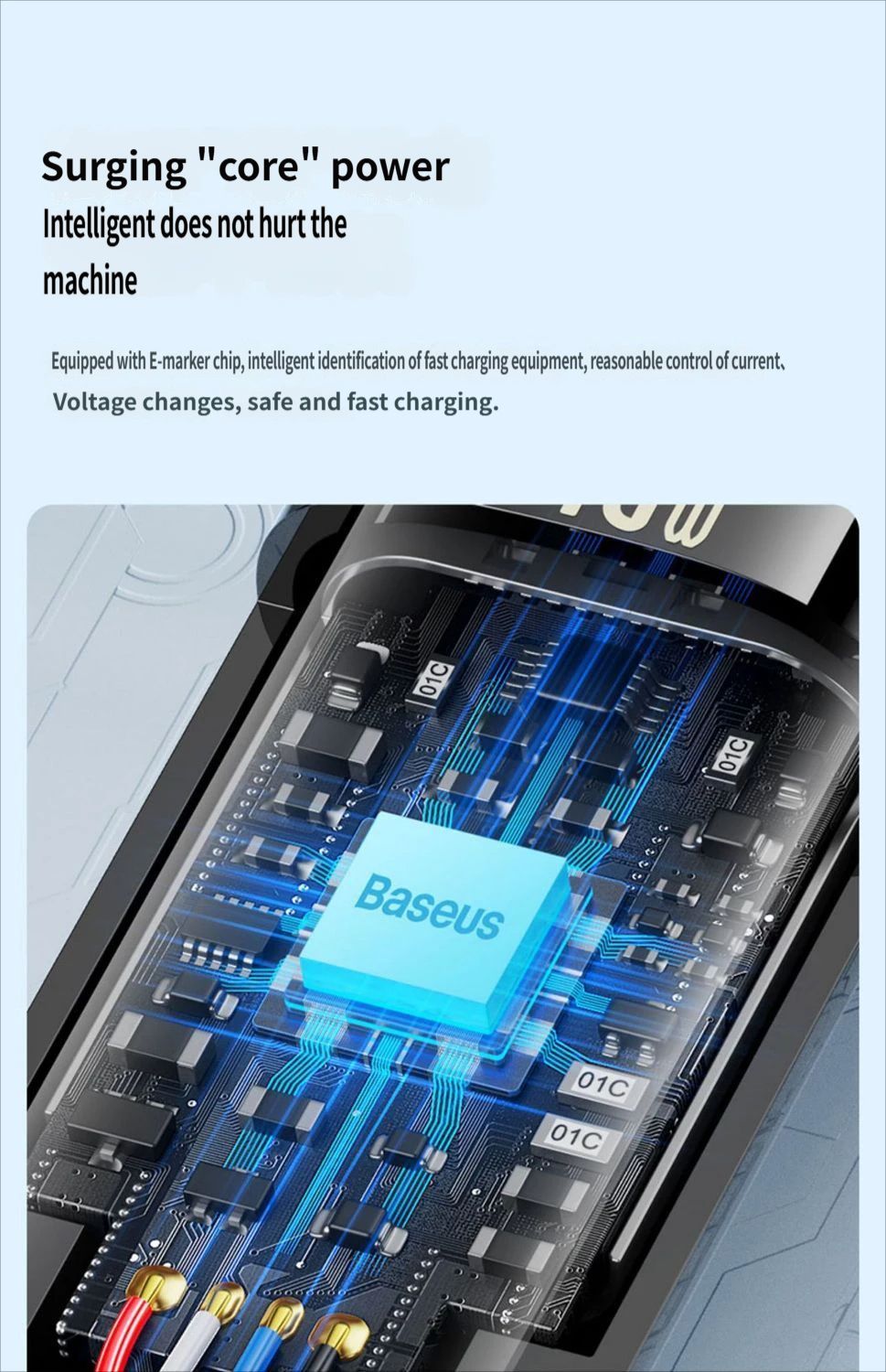 Baseus Data cable CtoC 240w 1m-Black