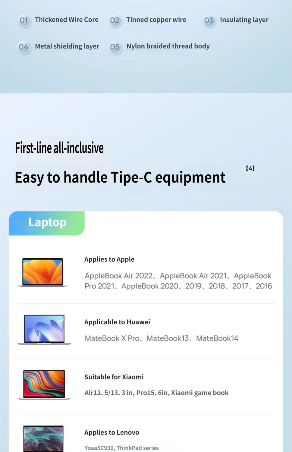 Baseus Data cable CtoC 240w 1m-Black