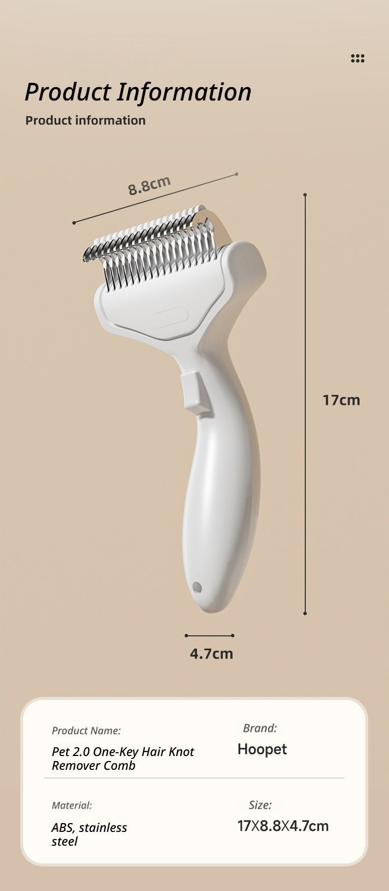 One-TouchDetanglingComb