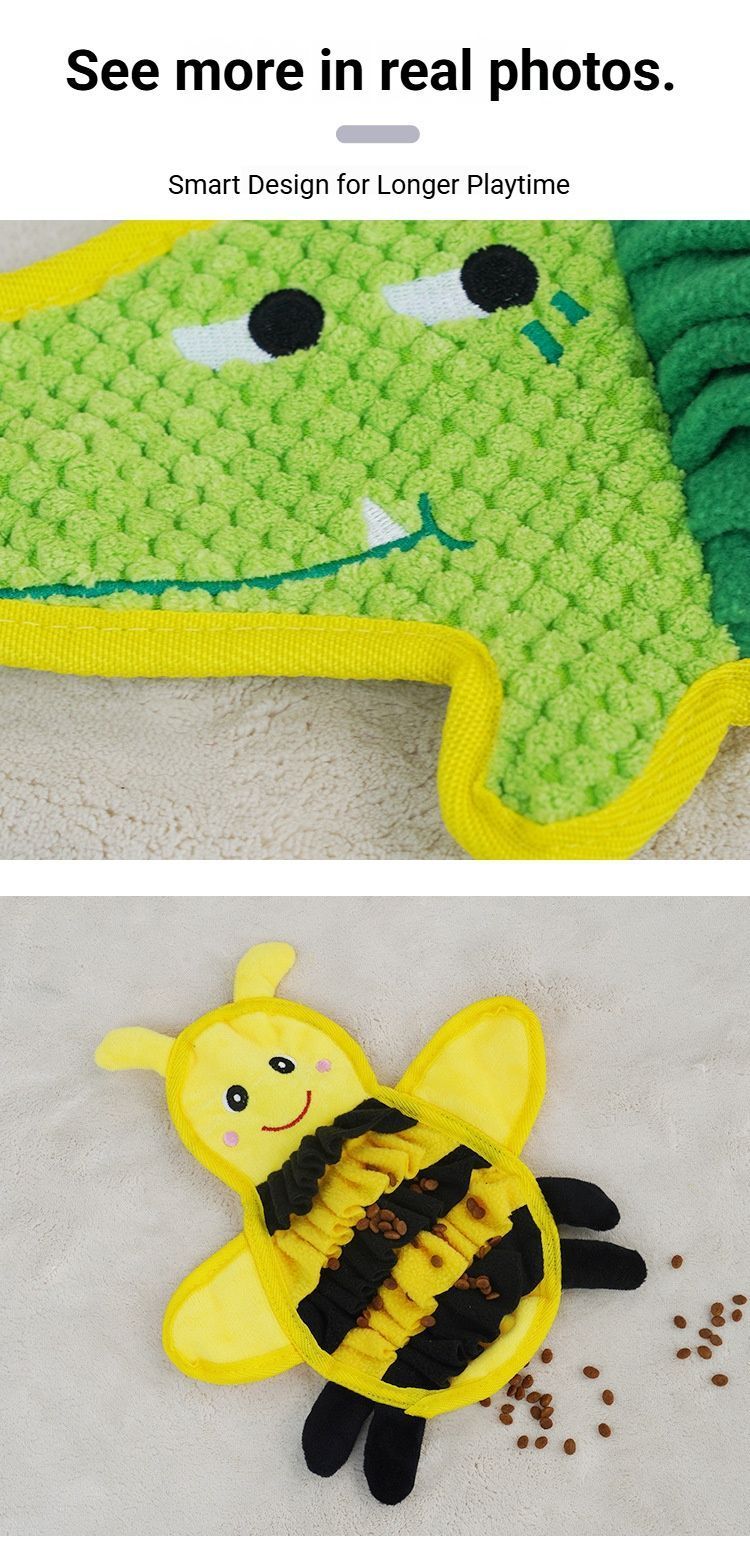 Dog Snuffle Mat for Foraging and Enrichment crocodile