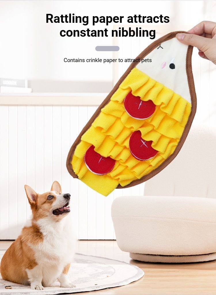 Dog Snuffle Mat for Foraging and Enrichment fried chicken