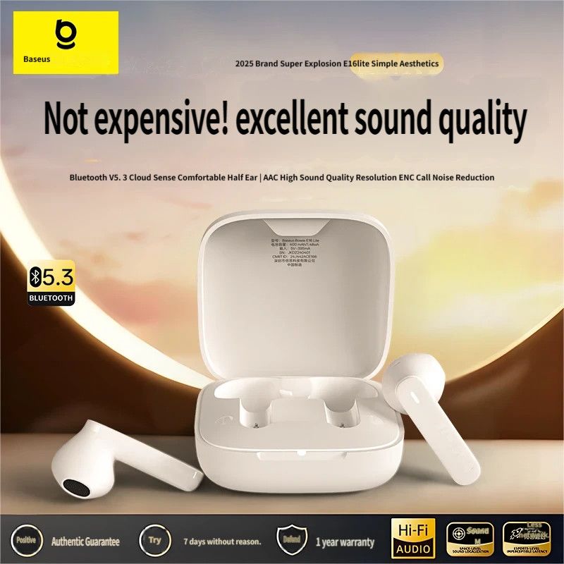 Baseus E16 Bluetooth headset-Black