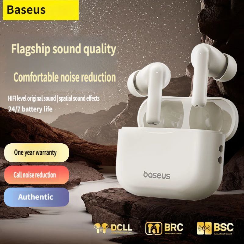 Baseus E17 Bluetooth headset-White