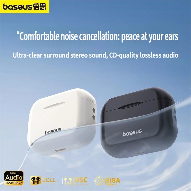 Baseus E17 Bluetooth headset-White