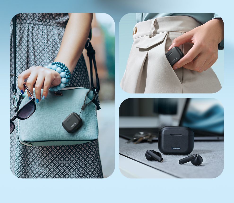 Baseus E17 Bluetooth headset-White