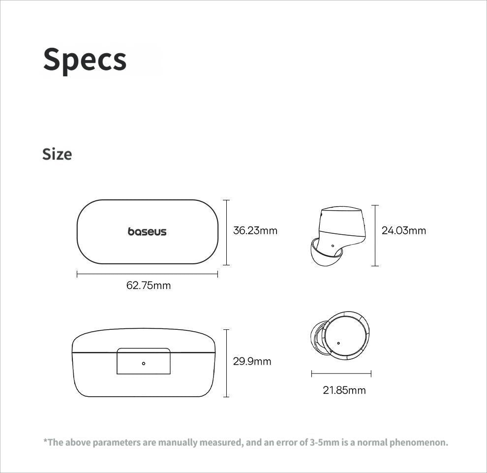 Baseus E18 Bluetooth headset-Purple