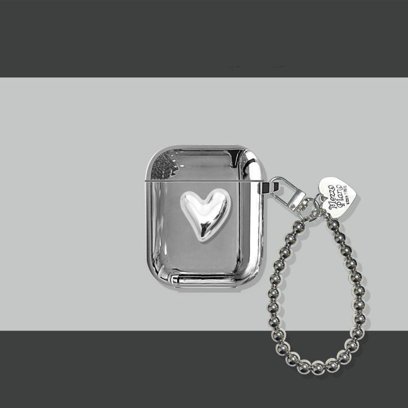 Electroplated 3D Heart + Bracelet Apple AirPods 1/2
