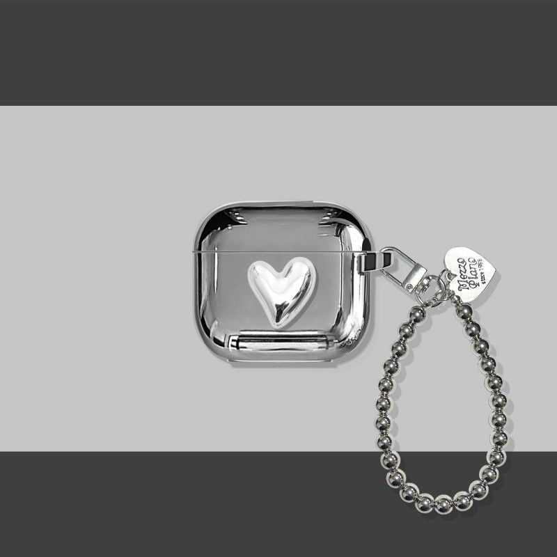 Electroplated 3D Heart + Bracelet Apple AirPods 1/2