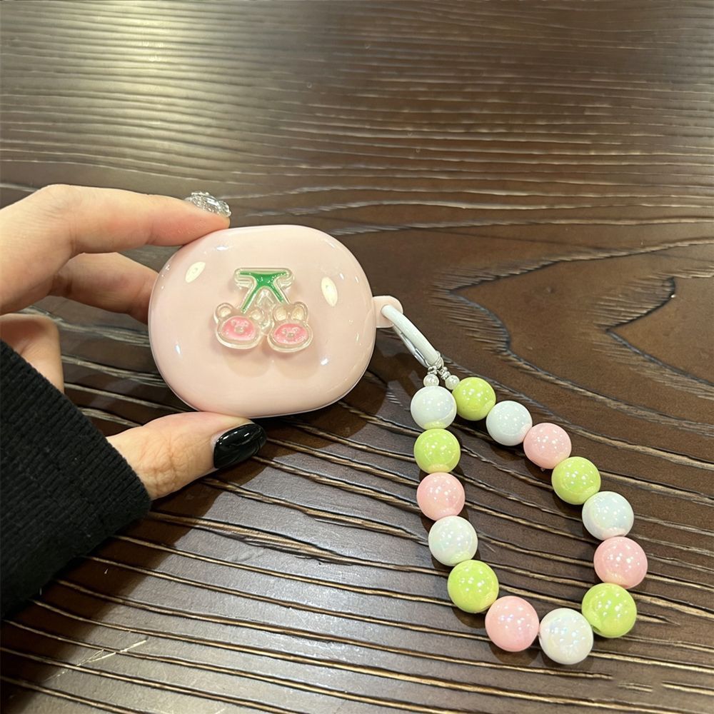 Electroplated Heart Black Shell + Smiling Face Bracelet AirPods Pro 2