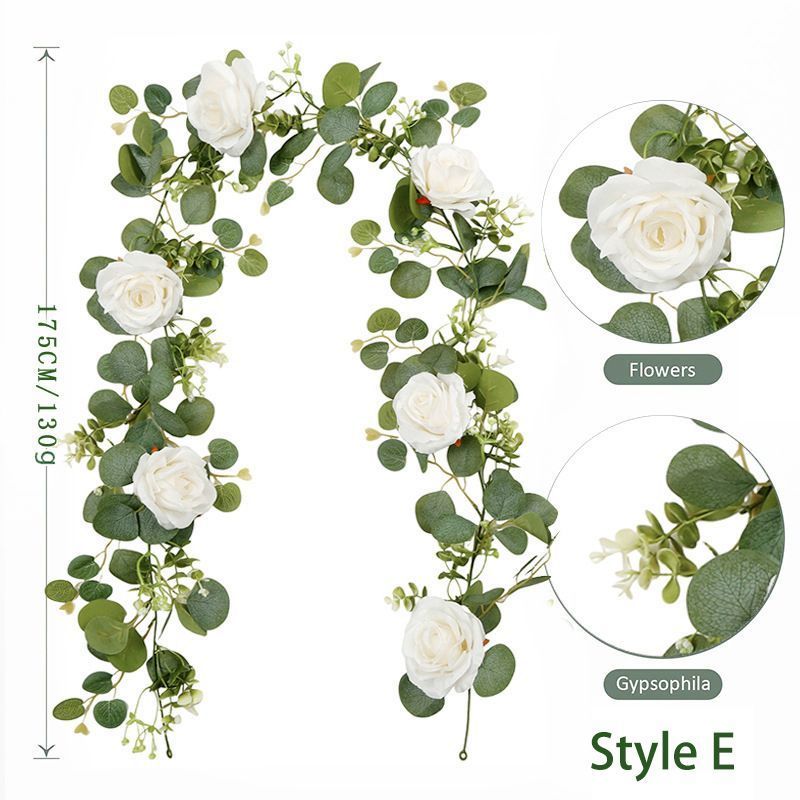 Eucalyptus with Flowers - 37 Heads-H