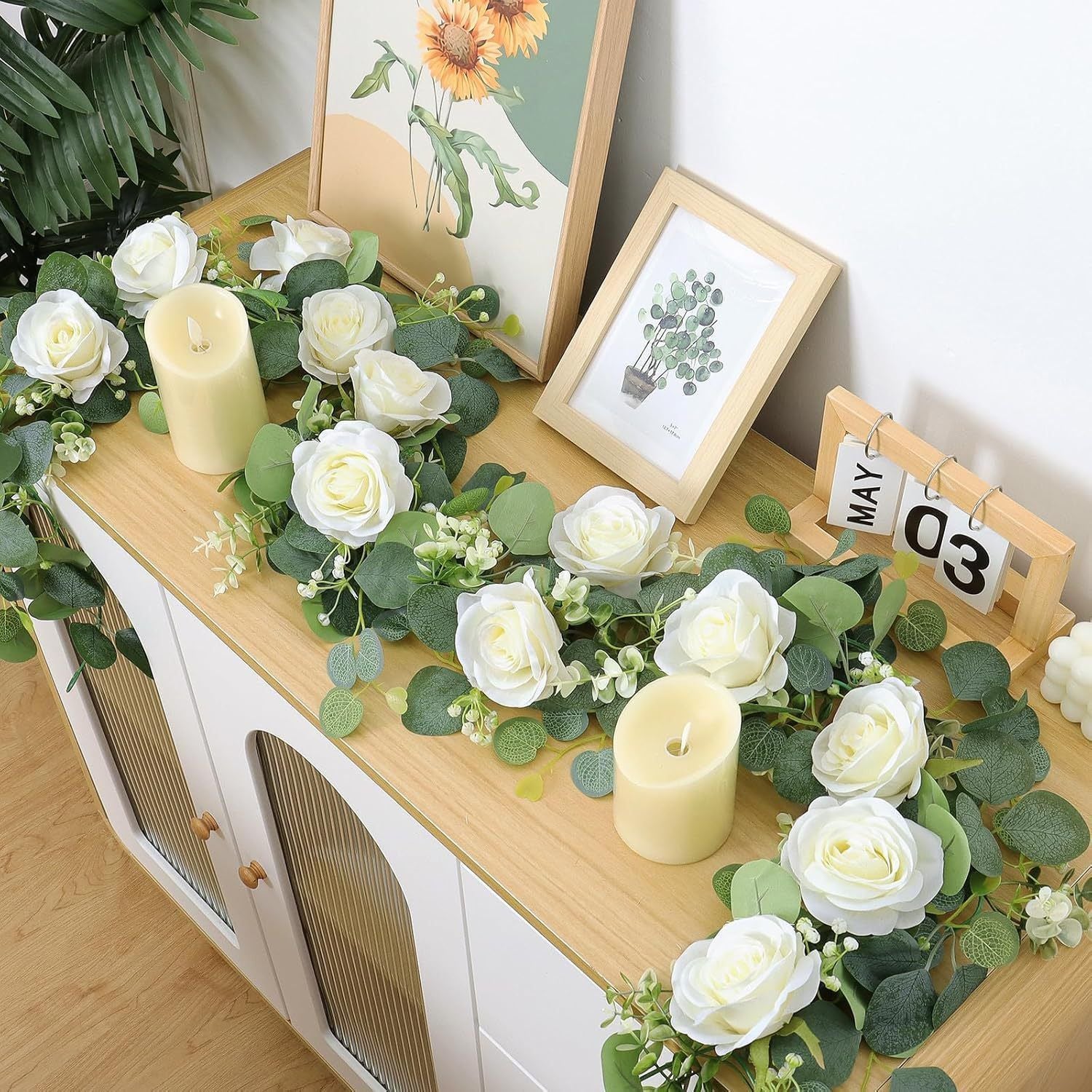 Eucalyptus with Flowers - C