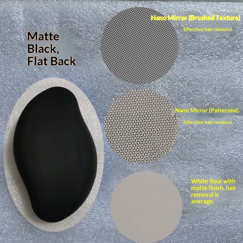 FlatBackMattePink-BrushedNanoGlass BlackSurface