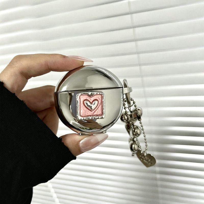 Floral Electroplated Case + 3 Heart Charms AirPods Pro 2