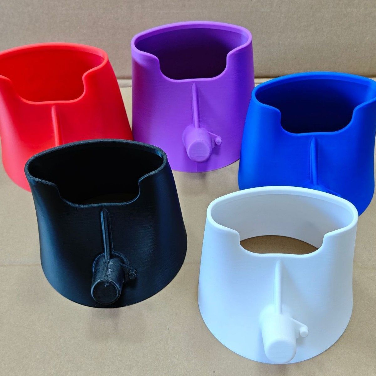 Flour Hopper Vertical Mixer - Large Purple