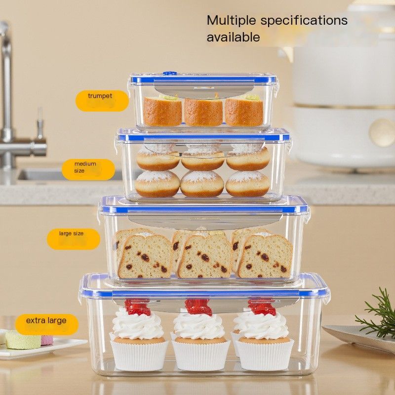 FoodStorageContainerSetofFour-Small,Medium,Large,ExtraLarge