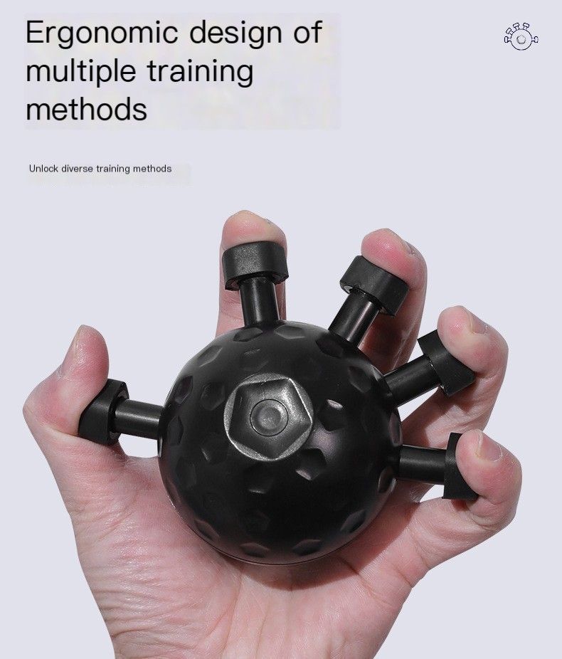 Five-finger strength tester-Black20kg