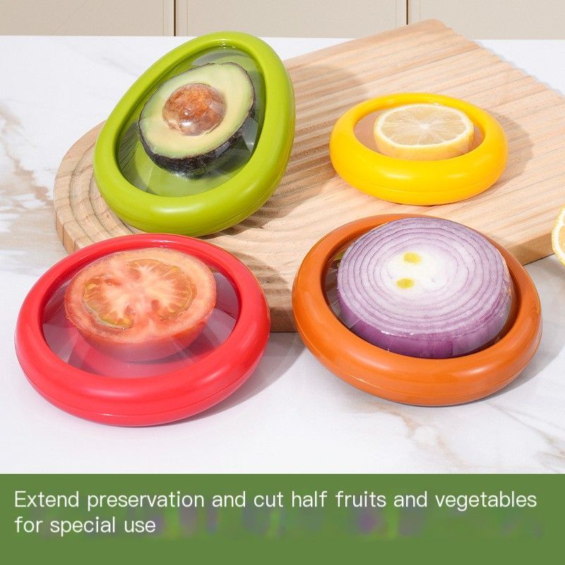 Fruit and vegetable preservation box-Lemon-Silicone