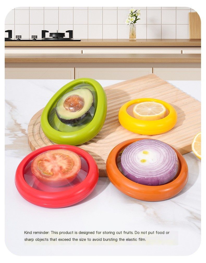 Fruit and vegetable preservation box-Lemon-Silicone