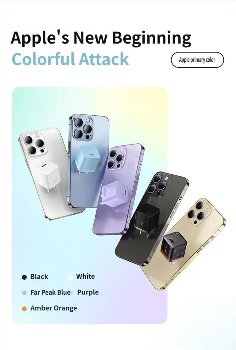 Baseus GaN5 Fast charging charger mini 1C 20W-Black