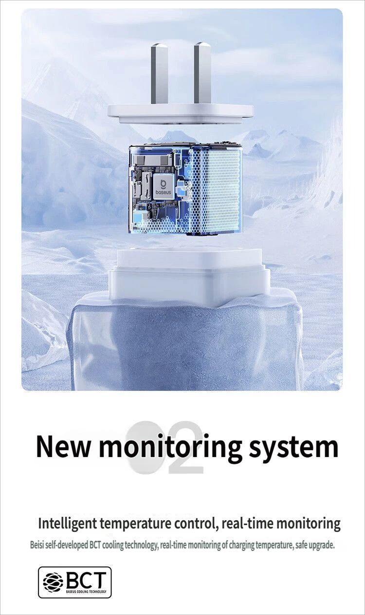 Baseus GaN5S Fast charging charger 1C 20W-Yellow