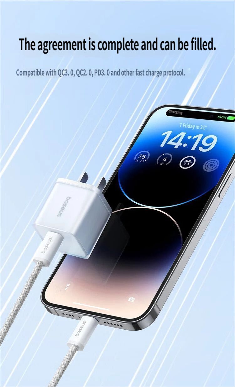 Baseus GaN5S Fast charging charger 1C 20W-Yellow