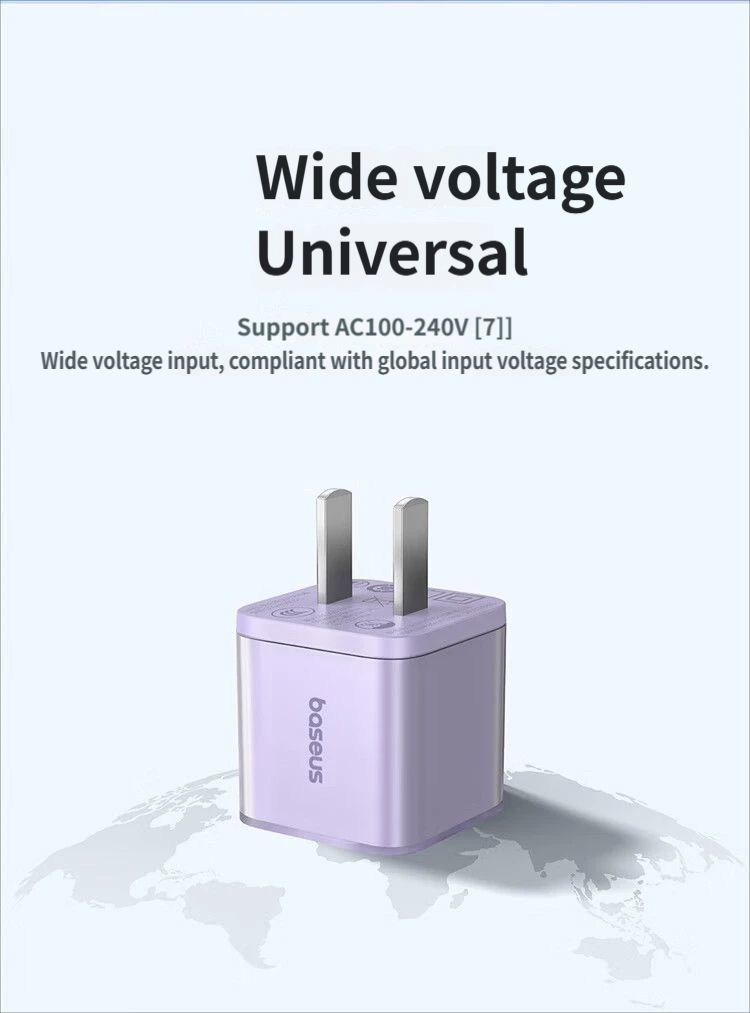 Baseus GaN5S Fast charging charger 1C 20W-Yellow