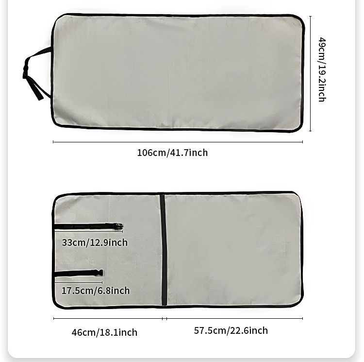 PetGrayBonePrintCarMat