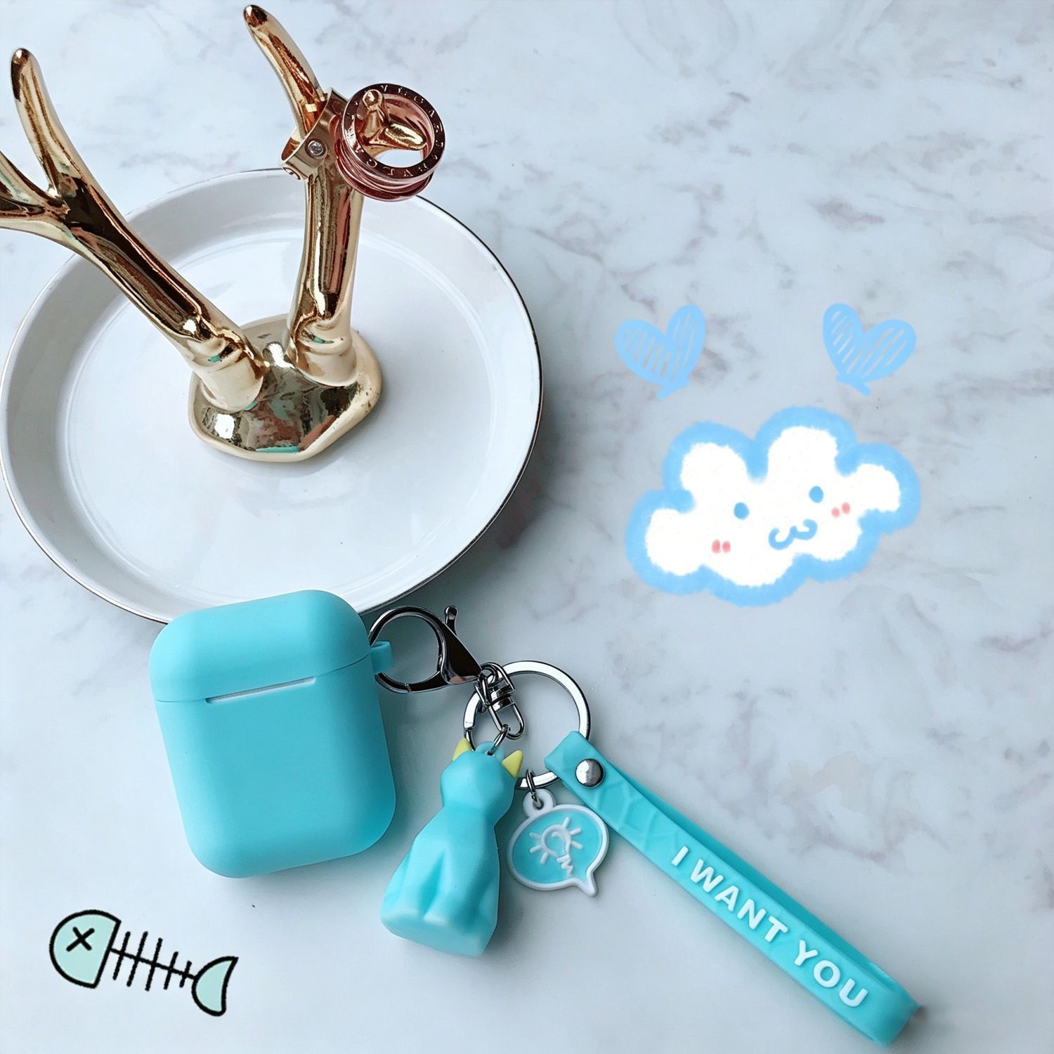 Grey set + Geometric Koala Apple AirPods 3
