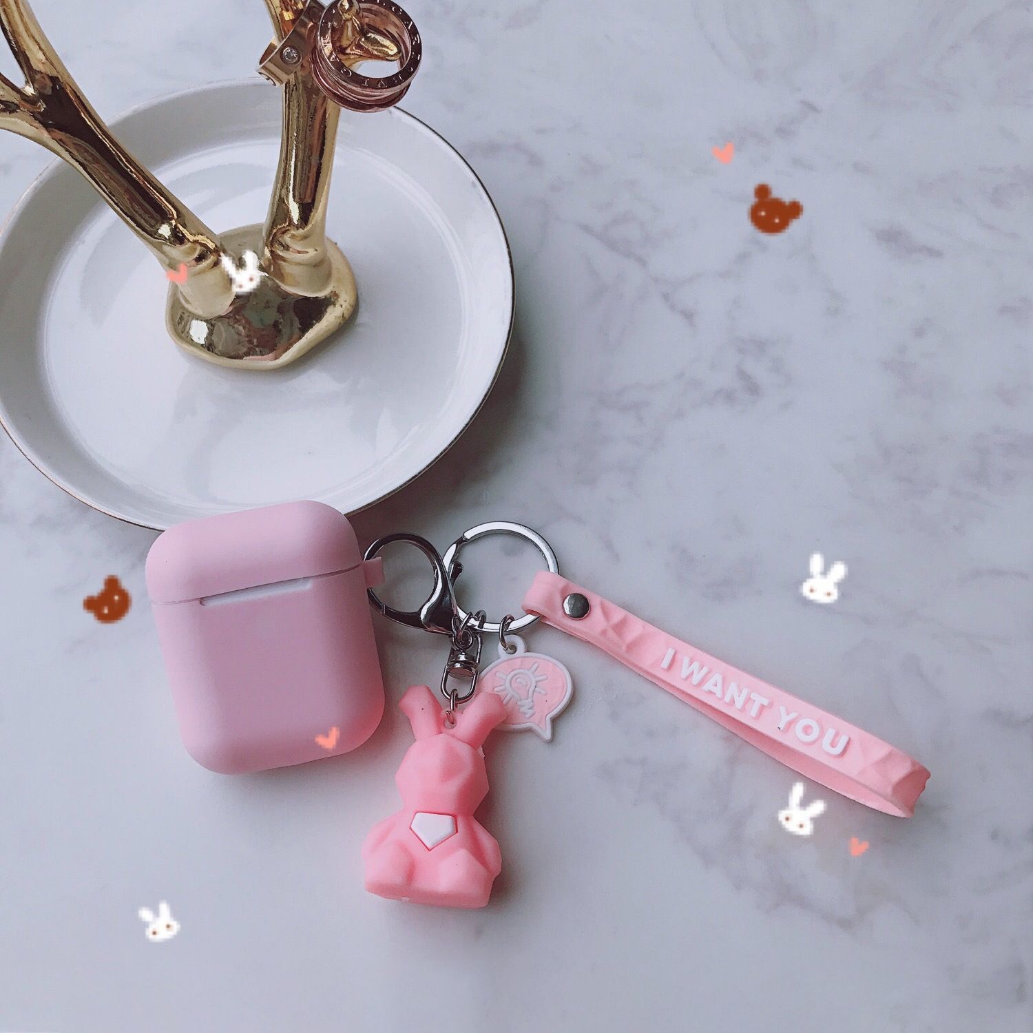 Grey set + Geometric Koala Apple AirPods 3