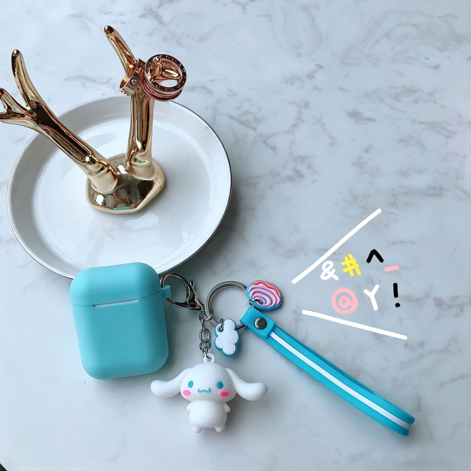 Grey set + Geometric Koala Apple AirPods 3