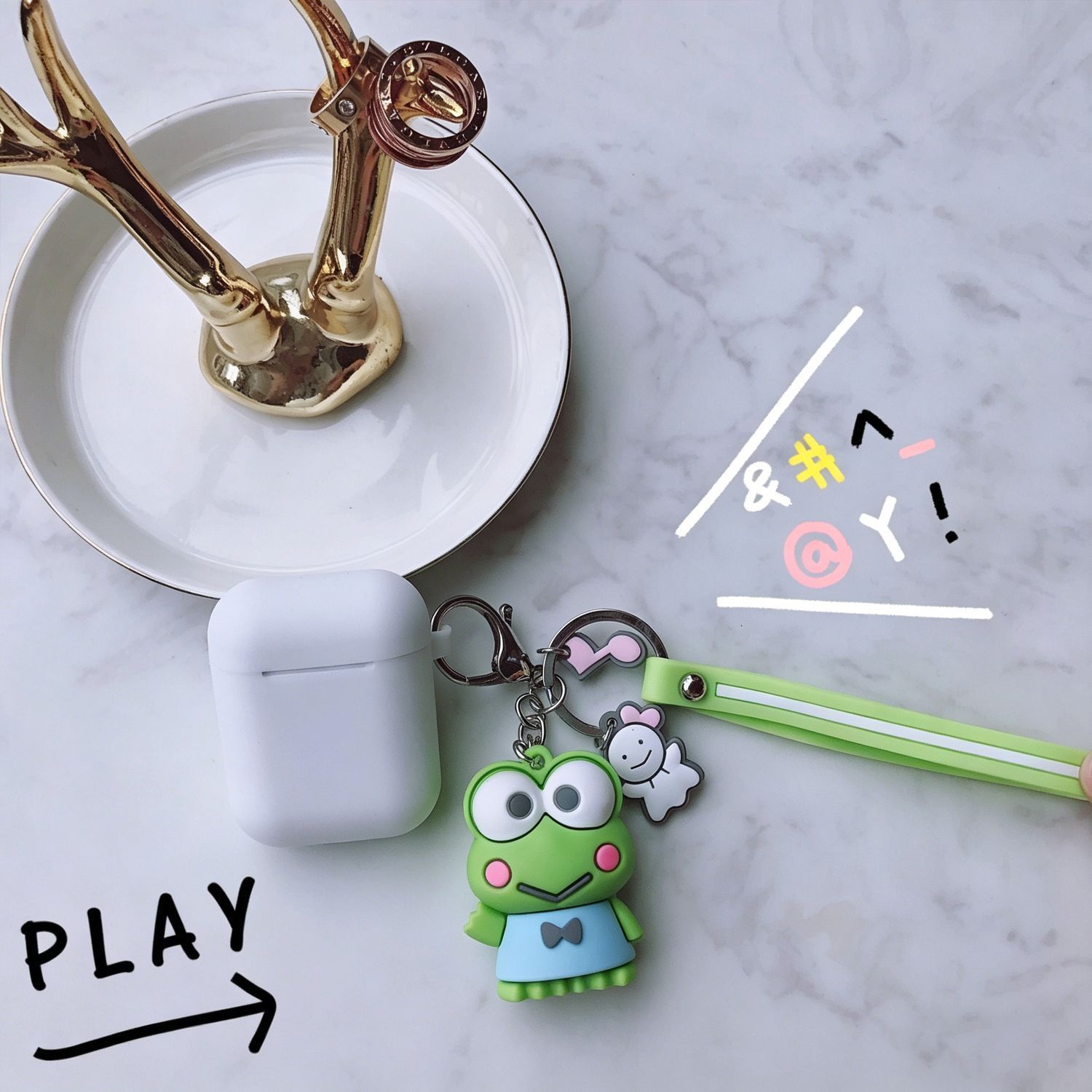Grey set + Geometric Koala Apple AirPods 3