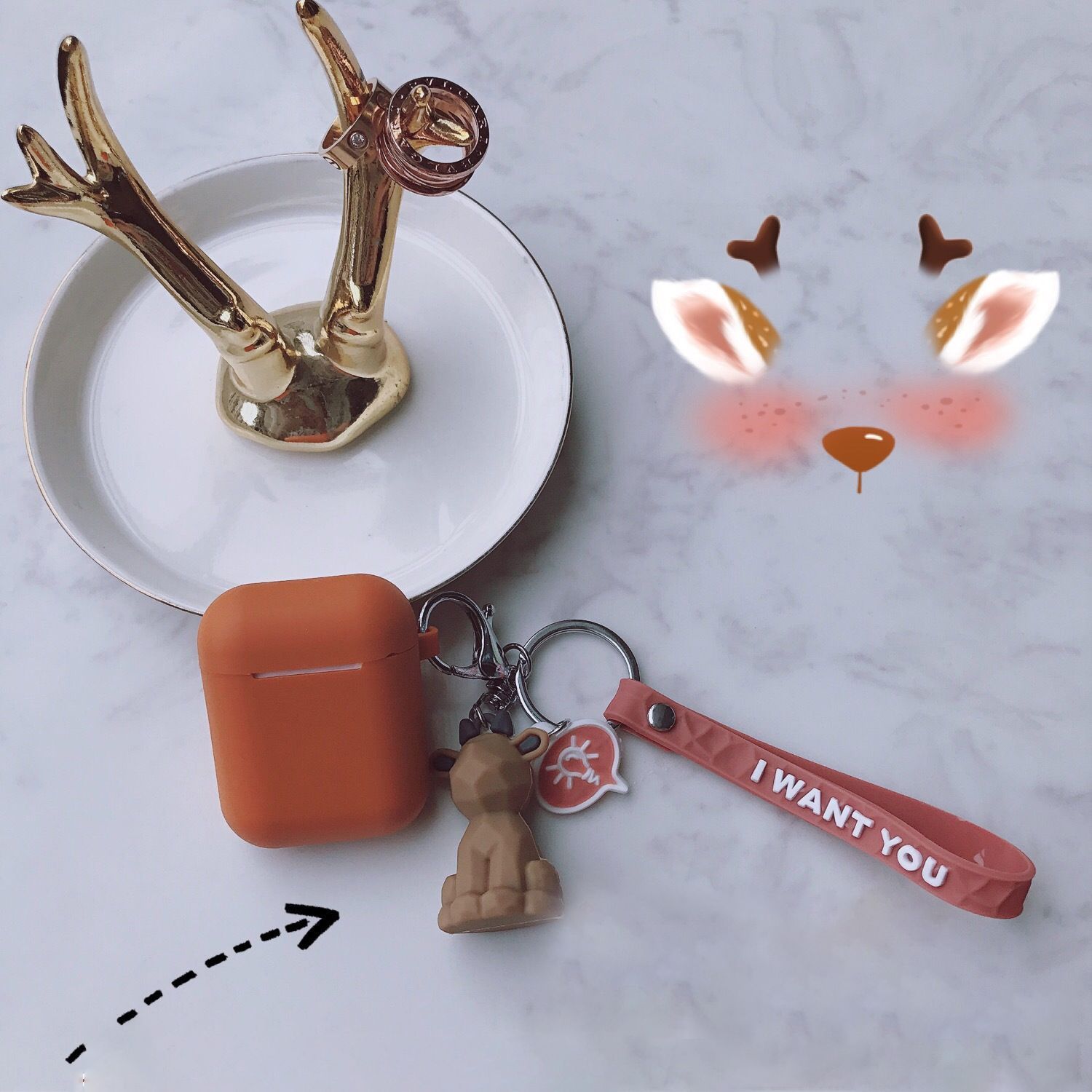 Grey set + Geometric Koala Apple AirPods 3