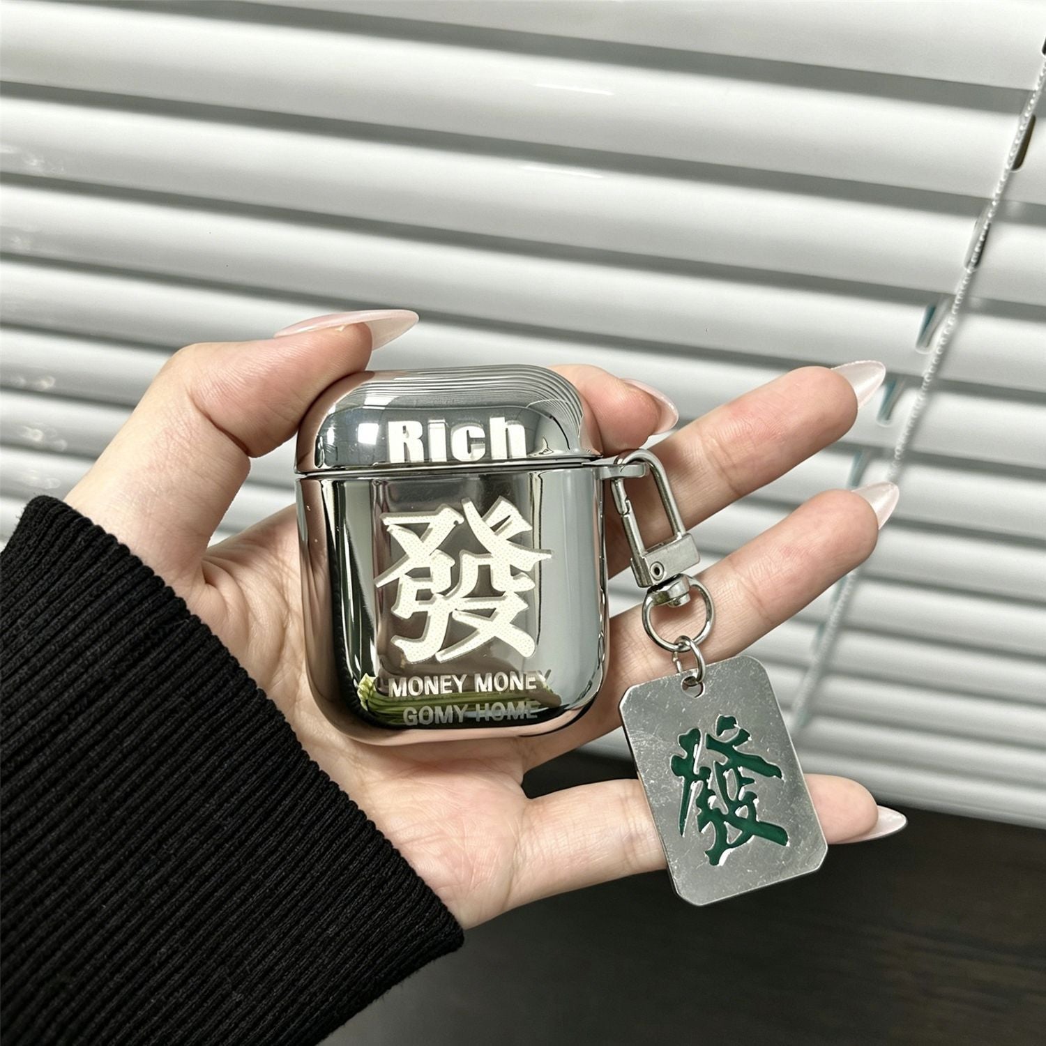 Laser Engraved Fortune + Matching Keychain Apple AirPods 3