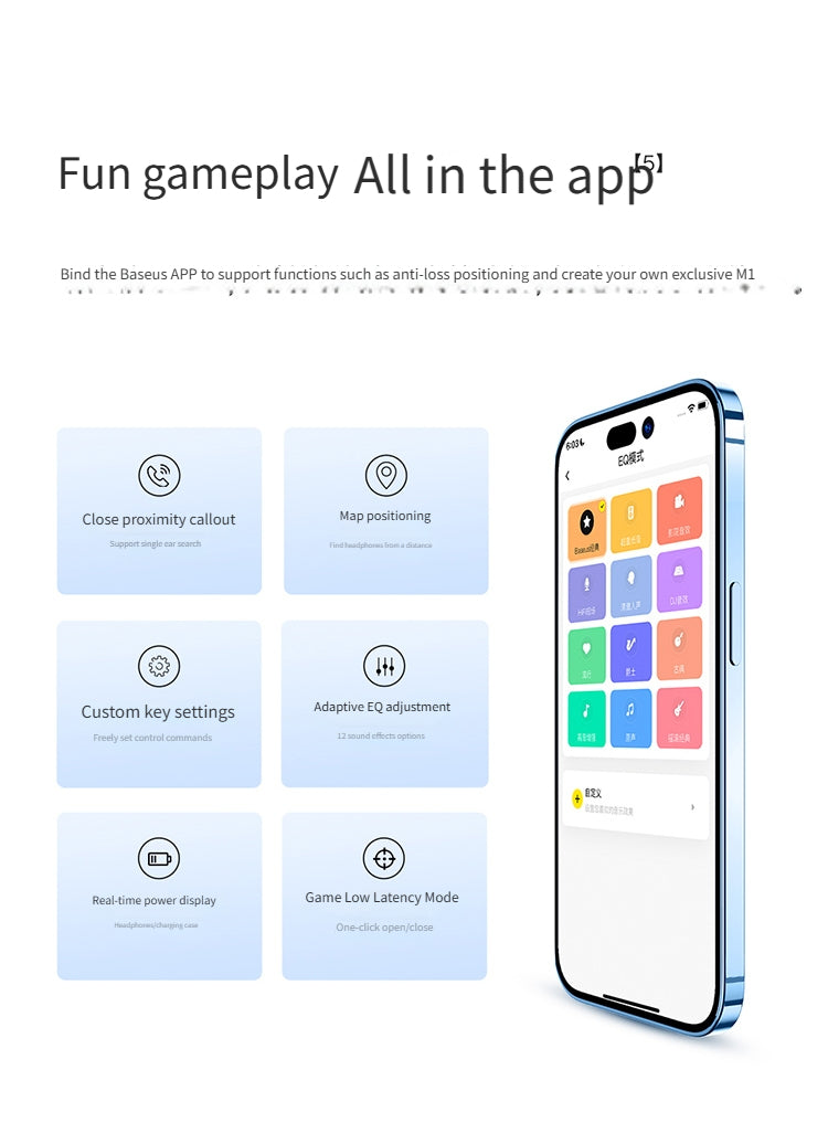 Baseus M1 Bluetooth headset-Black