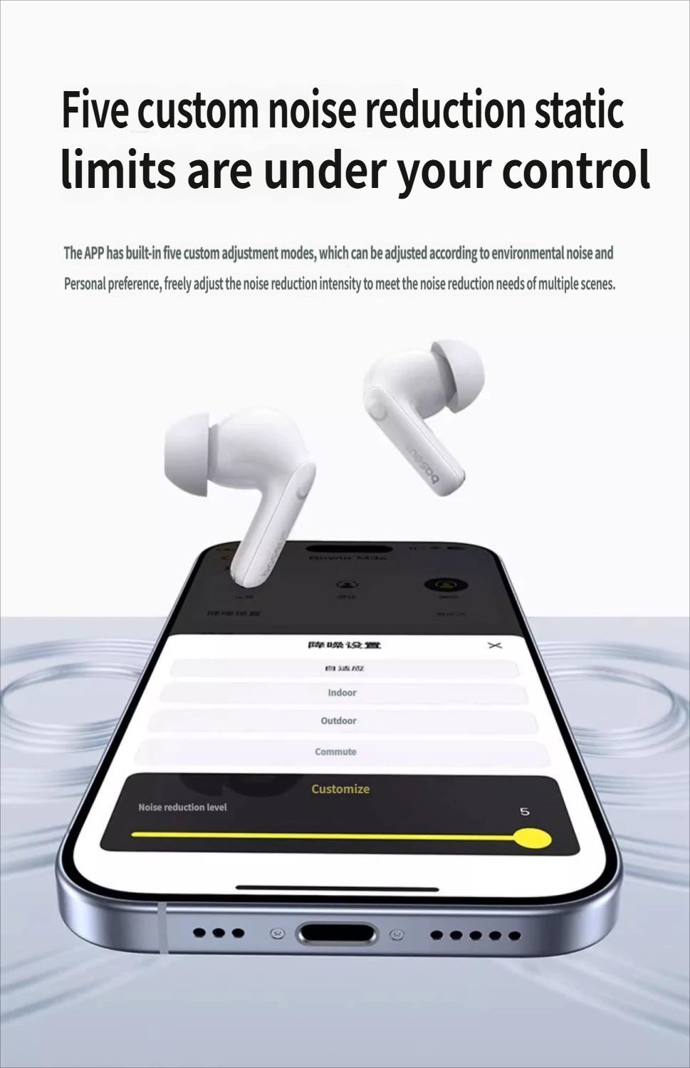 Baseus M3s Bluetooth headset-White