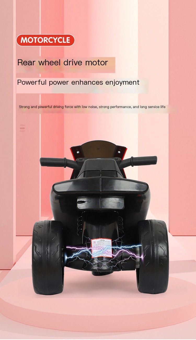 ChinaRedElectricMotorcycle