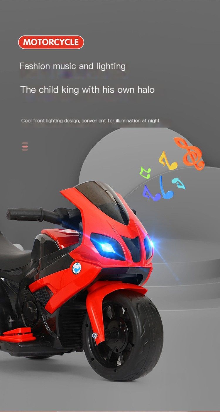 ChinaRedElectricMotorcycle