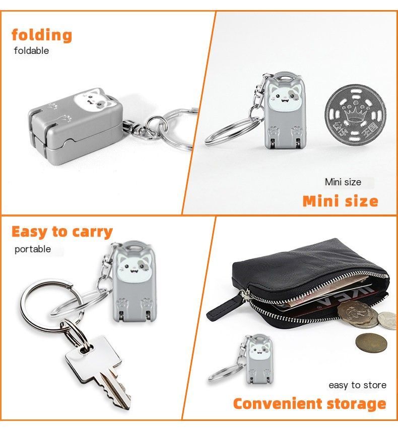 So he carried folding nail clippers-Titanium Gray Get Rich Quick