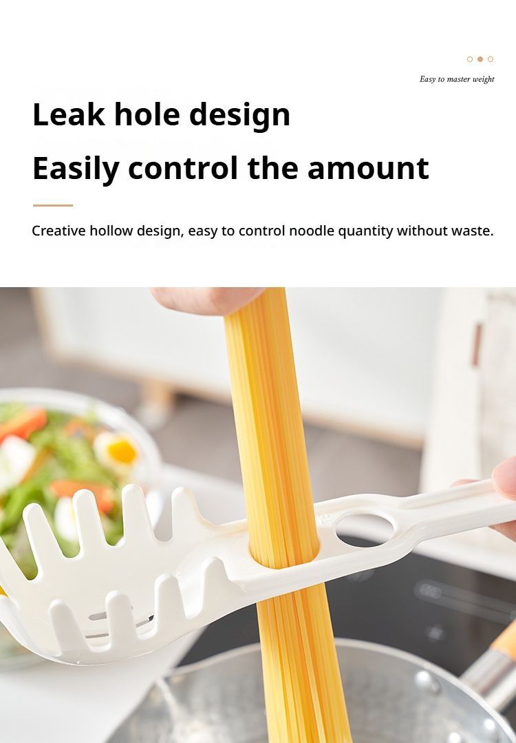 Noodle ladle white