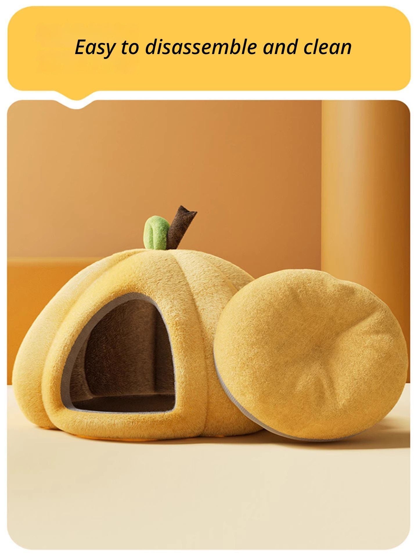 orange Pumpkin Short Plush Version M