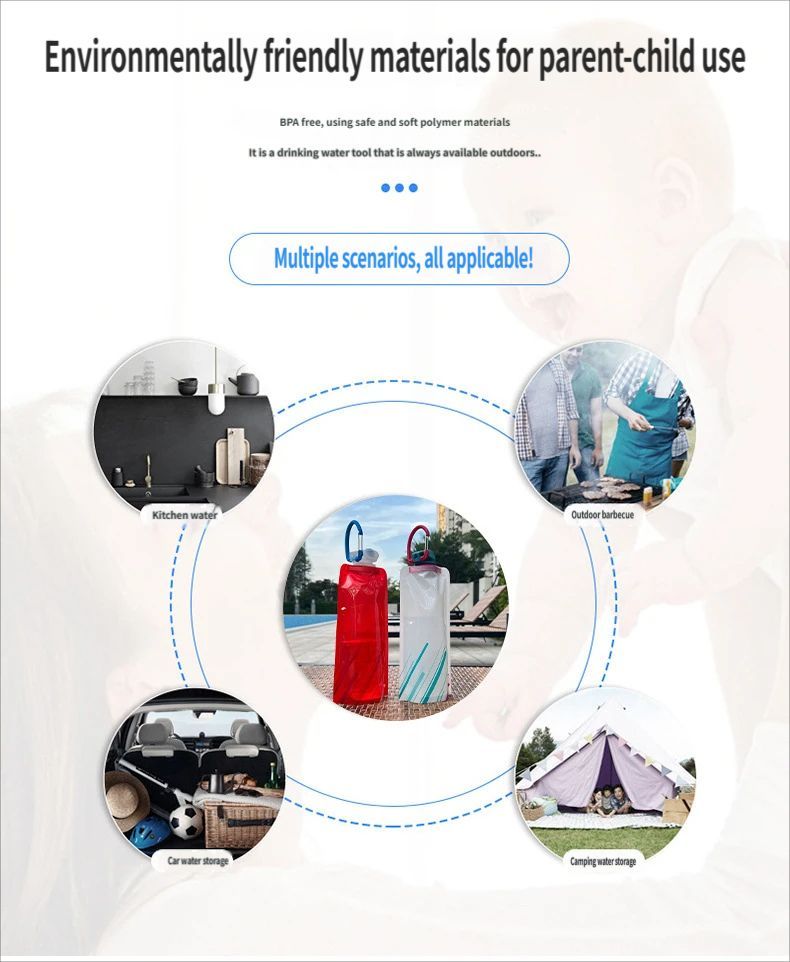 Portable Water Bottle - Black