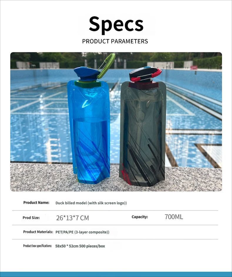 Portable Water Bottle - Black