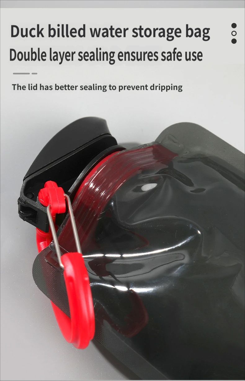 Portable Water Bottle - Black