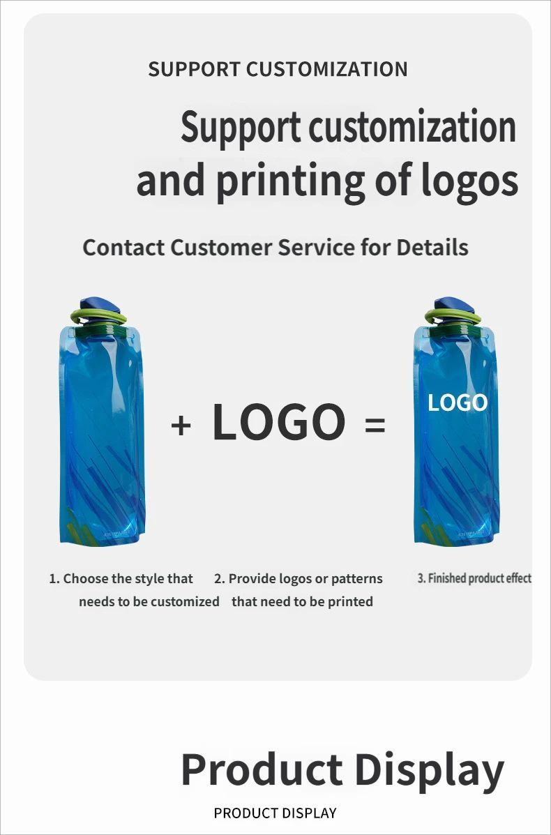 Portable Water Bottle - Black