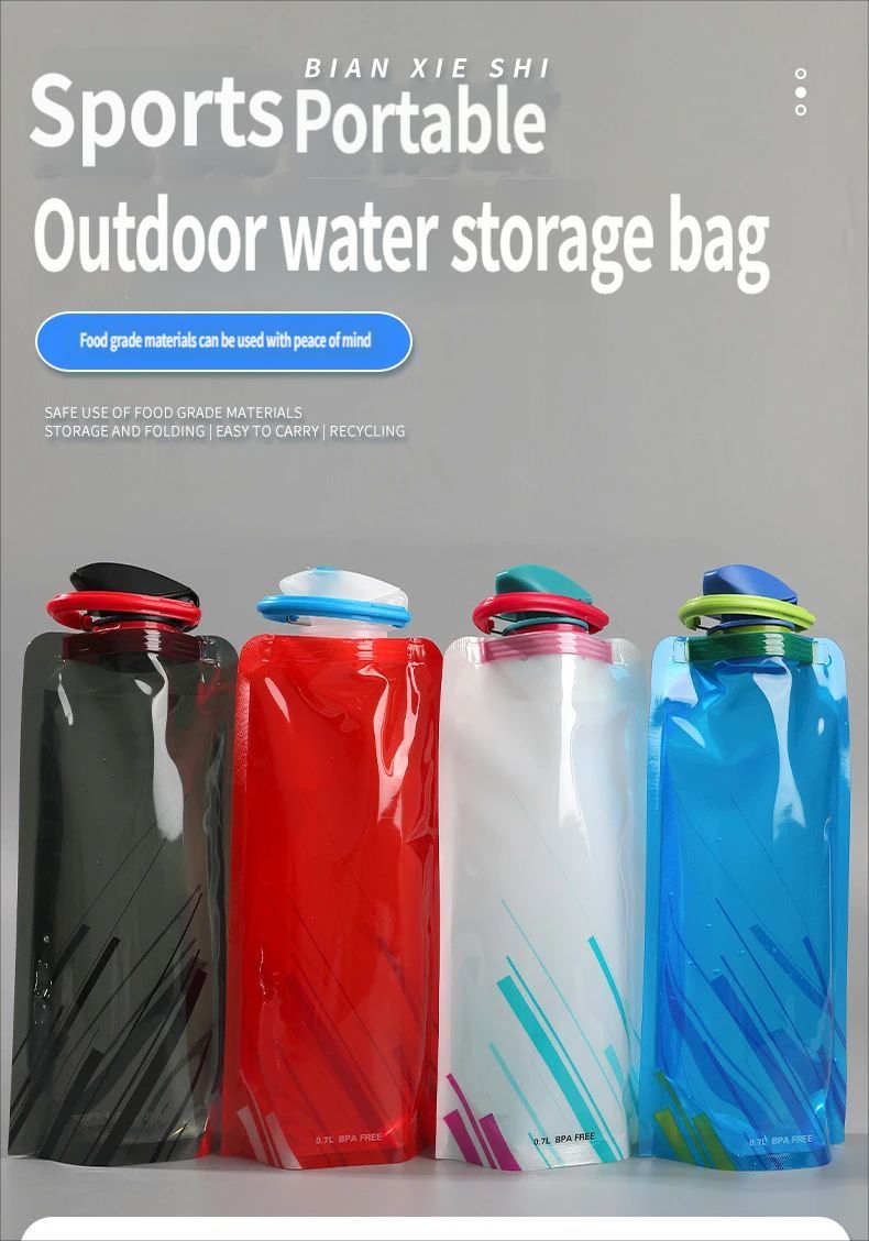 Portable Water Bottle - White