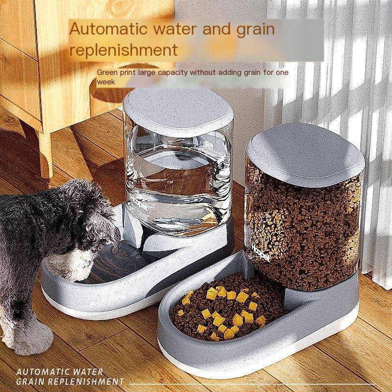 Pet automatic feeder-Brown Water Dispenser
